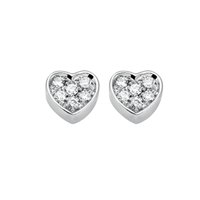 Boucles d'oreilles Salvini Femme Be Happy in Or blanc Diamante 20055764 - 20055764